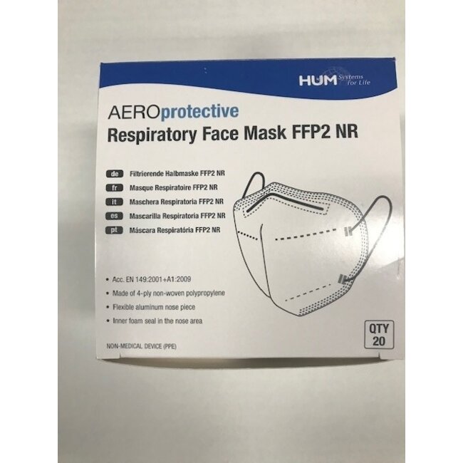 Mondmasker FFP2 NR, 4-laags