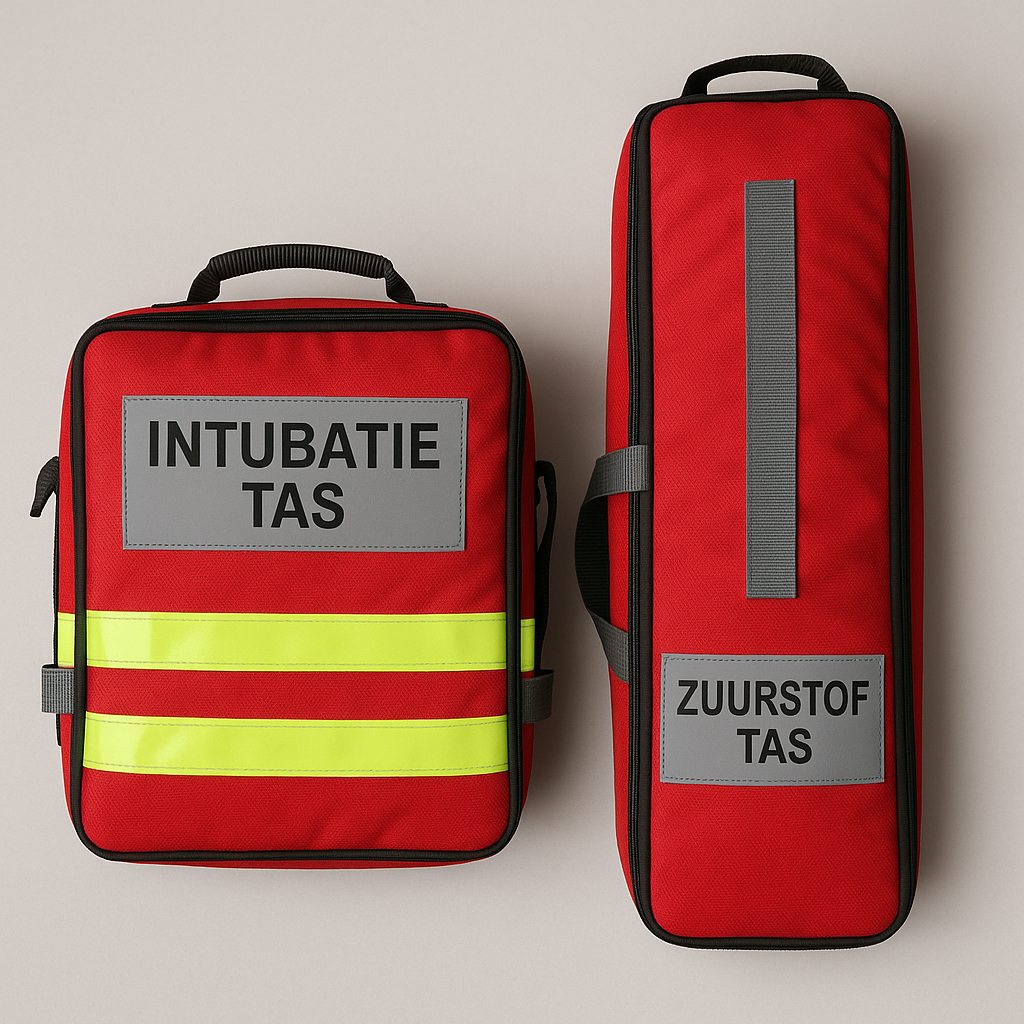 Verschil tussen een intubatietas en zuurstoftas?
