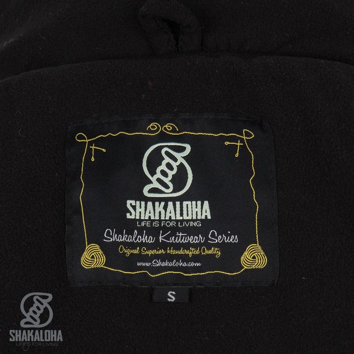 Shakaloha Shakaloha Knitted Woolen Jacket Cody Anthracite with Fleece Lining and Detachable Hood - Woman - Handmade in Nepal from sheep's wool