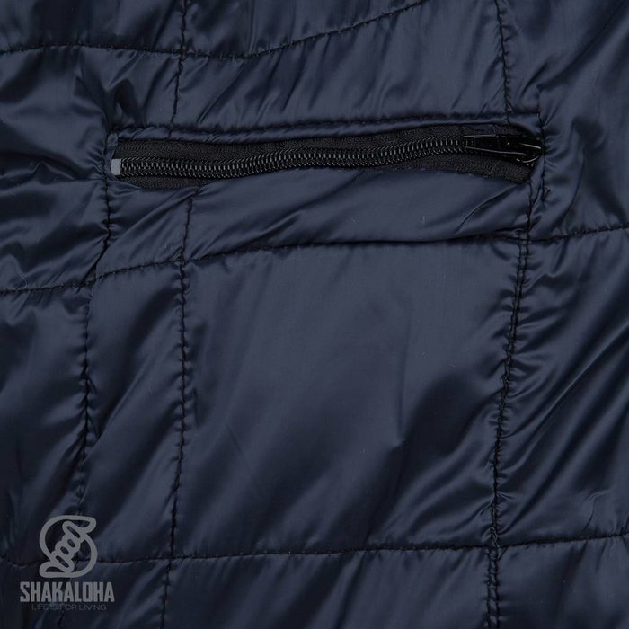 Shakaloha Shakaloha Strick-Wollweste Breaker Beige Creme mit Nylon-Windstopper und abnehmbarer Kapuze – Herren/Uni – Handgefertigt in Nepal aus Schafwolle