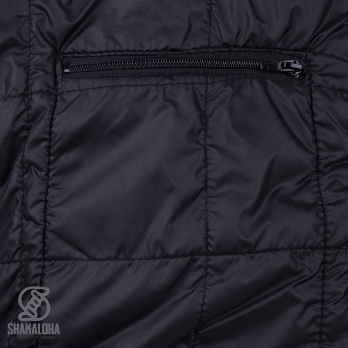 Shakaloha Shakaloha Strick-Wollweste Breaker Hellbraun Taupe mit Nylon-Windstopper und abnehmbarer Kapuze – Herren/Uni – Handgefertigt in Nepal aus Schafwolle