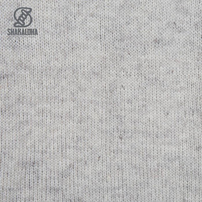 Shakaloha Shakaloha Gestrickte Woll-Cruiser-Weste mit Reißverschluss und Kapuze in Beige-Creme mit Baumwollfutter und abnehmbarer Kapuze – Herren/Uni – Handgefertigt in Nepal aus Schafwolle
