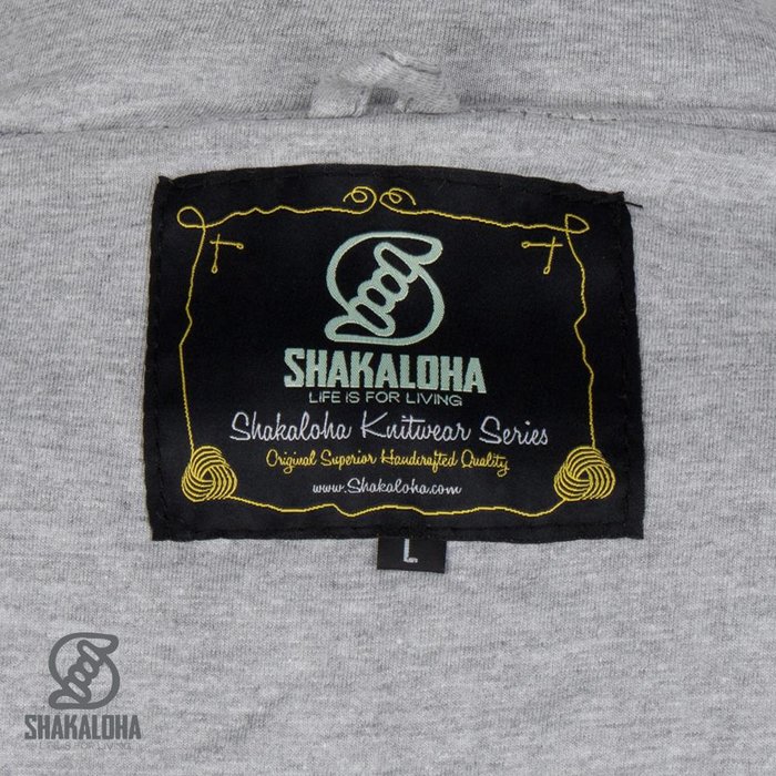 Shakaloha Shakaloha Gebreid Wollen Vest Cruiser Ziphood Licht Bruin Taupe met Katoenen Voering en Afneembare Capuchon - Man/Uni - Handgemaakt in Nepal van Schapenwol