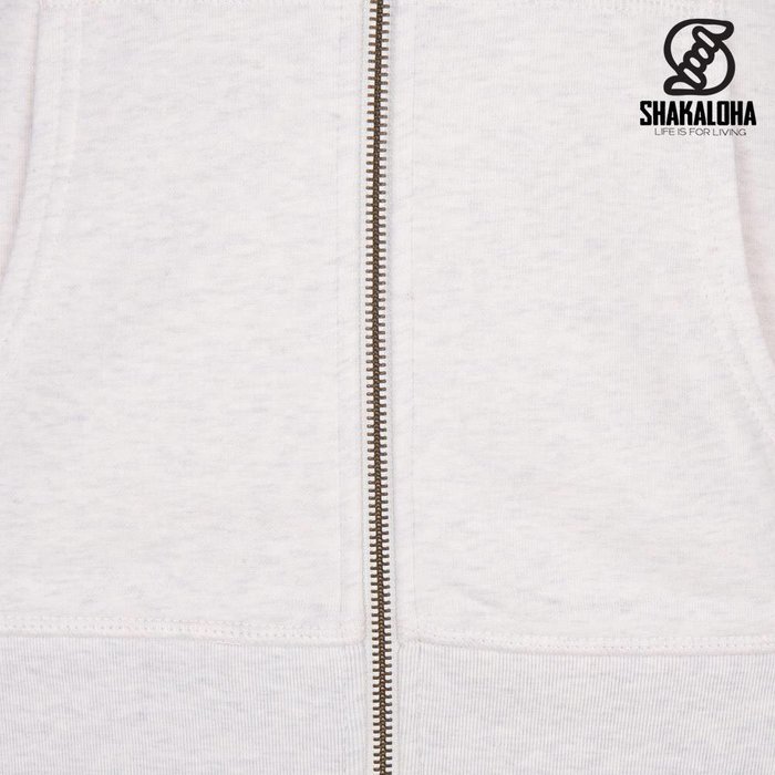 Shakaloha Herren Ziphood Bio-Baumwolle Blaudruck