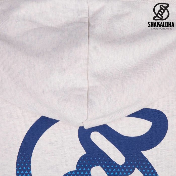 Shakaloha Men's Ziphood Organic Cotton Blue Print