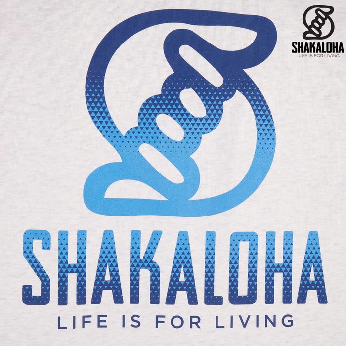 Shakaloha Men's Ziphood Organic Cotton Blue Print