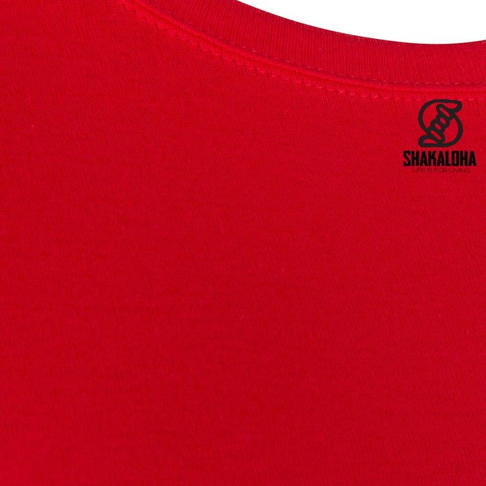 Shakaloha Camisa de mujer de algodón orgánico con estampado Shakaloha