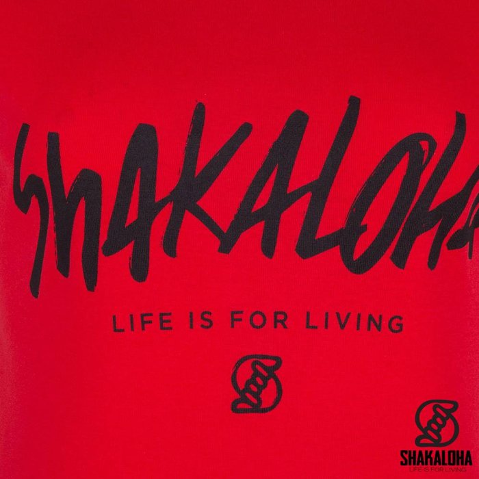 Shakaloha Damen Shirt Bio-Baumwolle mit Shakaloha Print