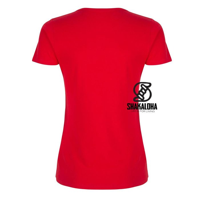 Shakaloha Camisa de mujer de algodón orgánico con estampado Shakaloha