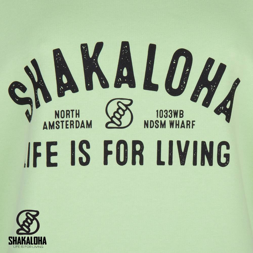 Shakaloha Suéter de mujer Hider rosa - Algodón orgánico con estampado Shakaloha