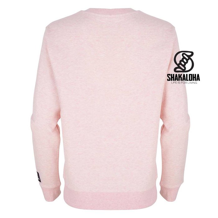 Shakaloha Damenpullover Hider Pink - Bio-Baumwolle mit Shakaloha-Print