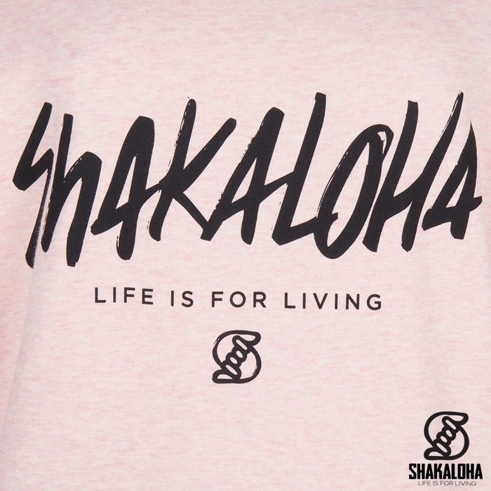 Shakaloha Pull Femme Hider Rose - Coton Bio avec imprimé Shakaloha