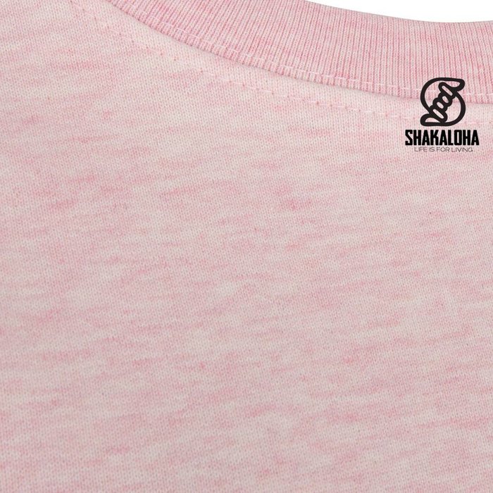 Shakaloha Suéter de mujer Hider rosa - Algodón orgánico con estampado Shakaloha