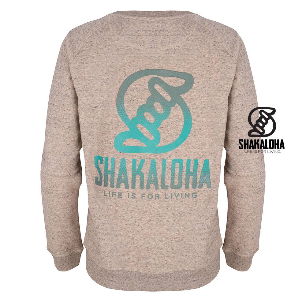 Shakaloha Damen Sweater Tripper Clay - Bio-Baumwolle mit Shakaloha-Print