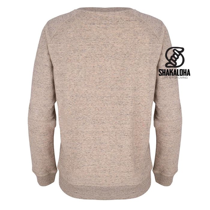 Shakaloha Women's Sweater Tripper Clay - Organic Cotton with Shakaloha print