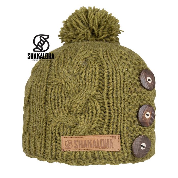 Shakaloha Gorro Basil Verde Talla Única