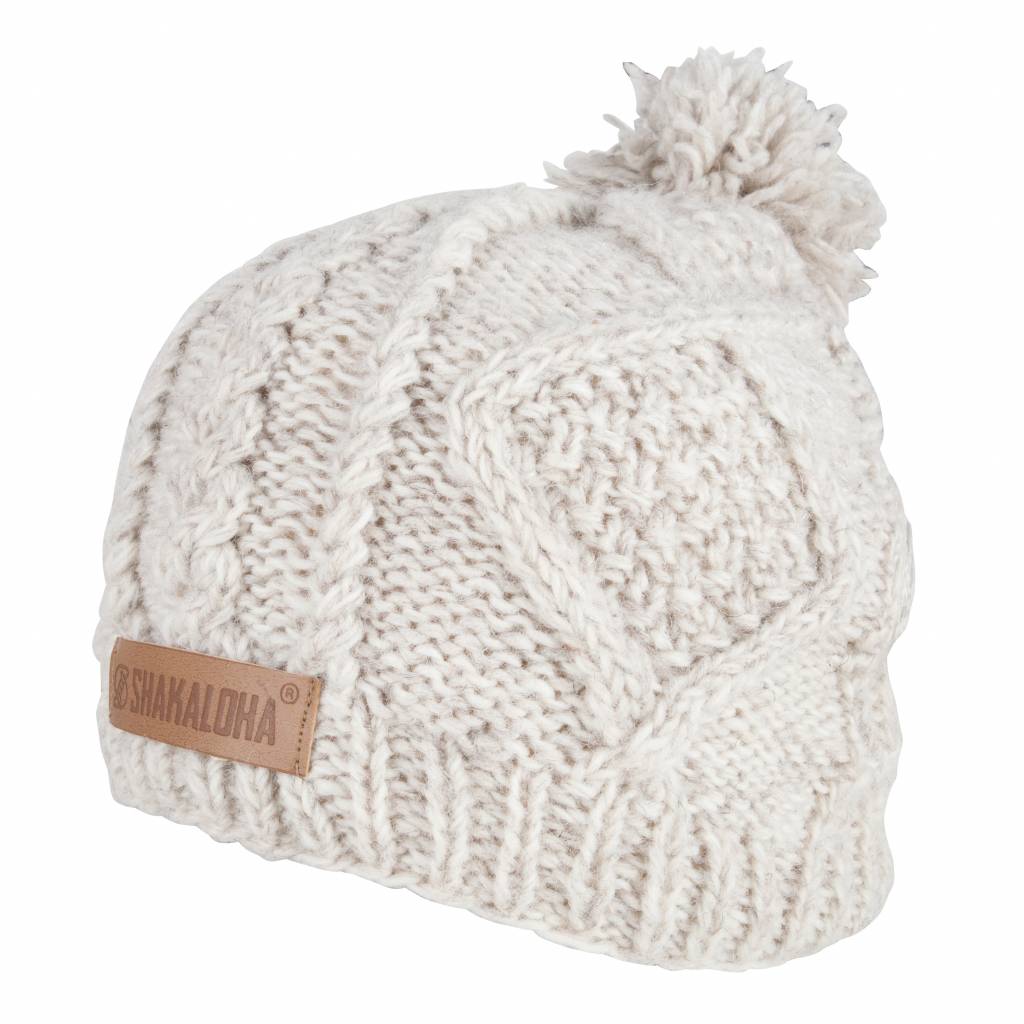 Shakaloha Fuzzy Beanie Beige OneSize 