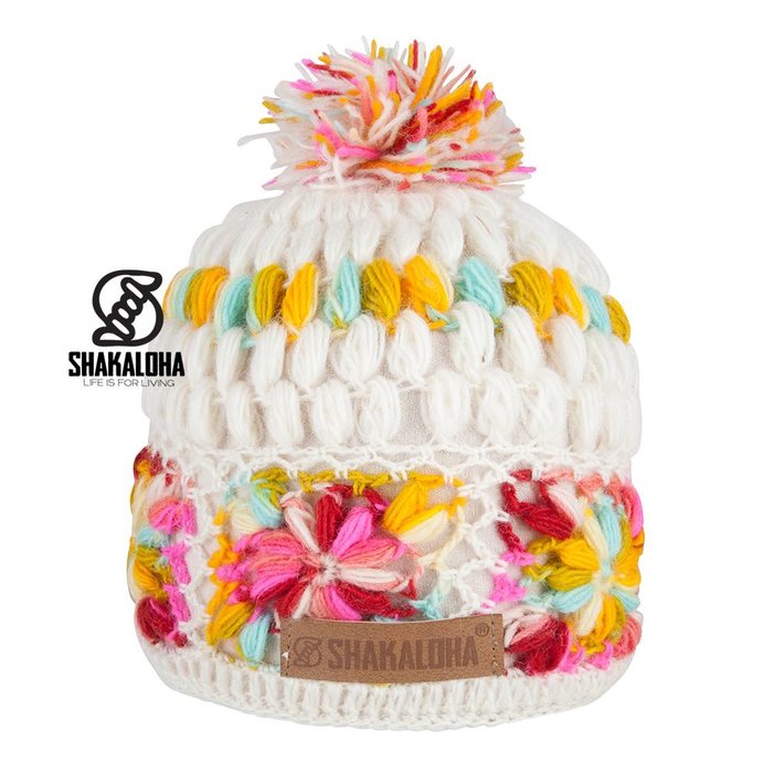 Shakaloha Zingy Beanie WhiteMulti OneSize