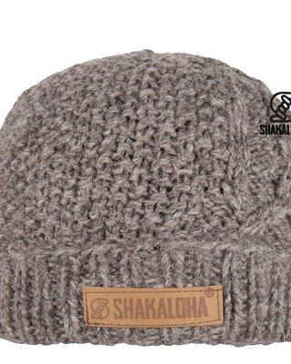 Shakaloha Gorro de lana marrón talla única