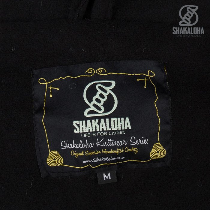 Shakaloha Shakaloha Gebreid Wollen Vest Woodcord Ziphood Antraciet met Fleece Voering en Afneembare Capuchon - Dames - Handgemaakt in Nepal van Schapenwol