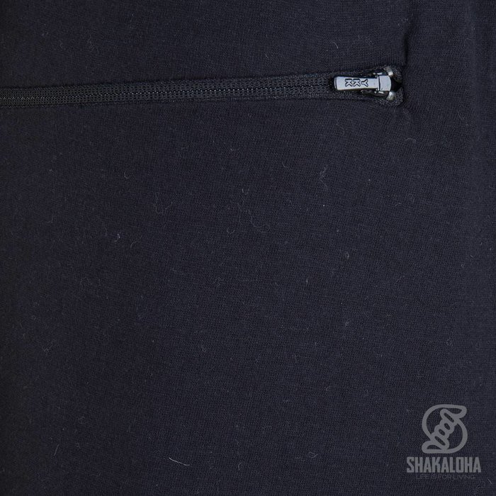 Shakaloha Shakaloha Knitted Woolen Jacket Bohemian Antracite grey with Cotton Lining and Hood - Men - Unisex - Handmade in Nepal from sheep's wool