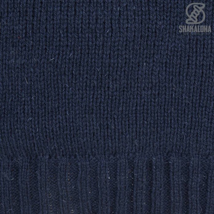 Shakaloha M Polaris Marineblauer Pullover mit Fleecefutter