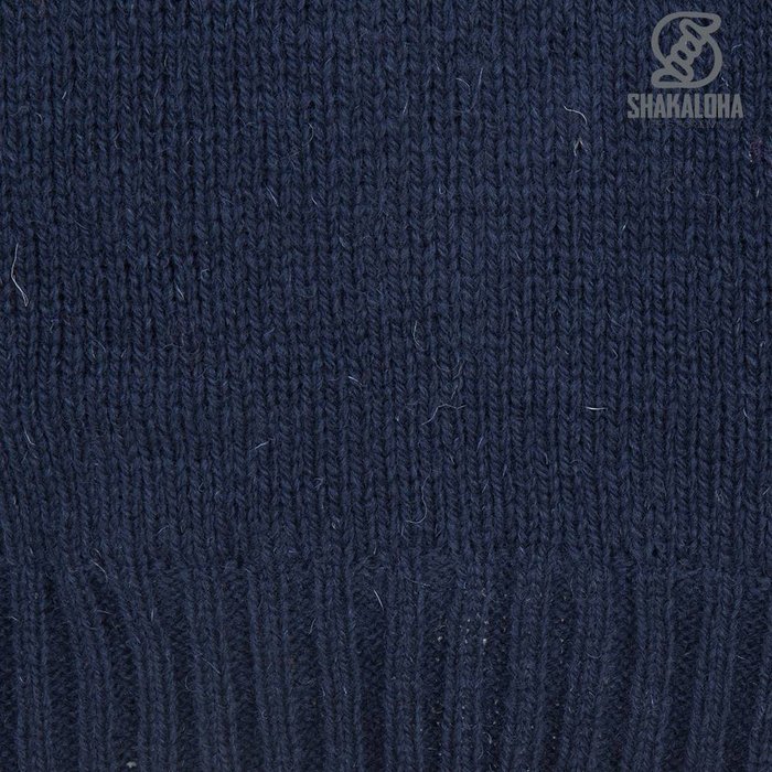 Shakaloha M Polaris Marineblauer Pullover mit Fleecefutter