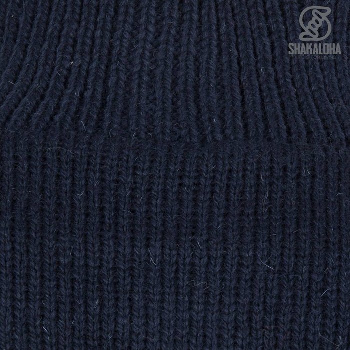 Shakaloha M Polaris Marineblauer Pullover mit Fleecefutter