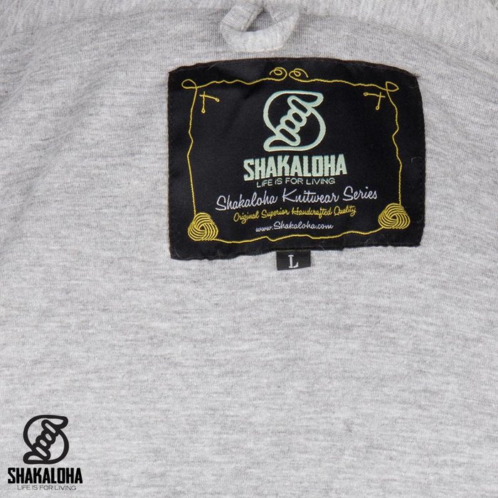 Shakaloha Shakaloha Gebreid Wollen Vest Splendor ZH Beige Crème met Katoenen Voering en Afneembare Capuchon - Man/Uni - Handgemaakt in Nepal van Schapenwol