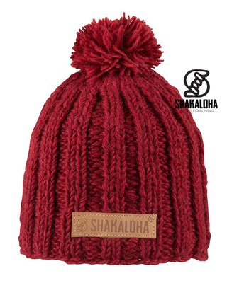 Shakaloha Gorro Bopper rojo talla única