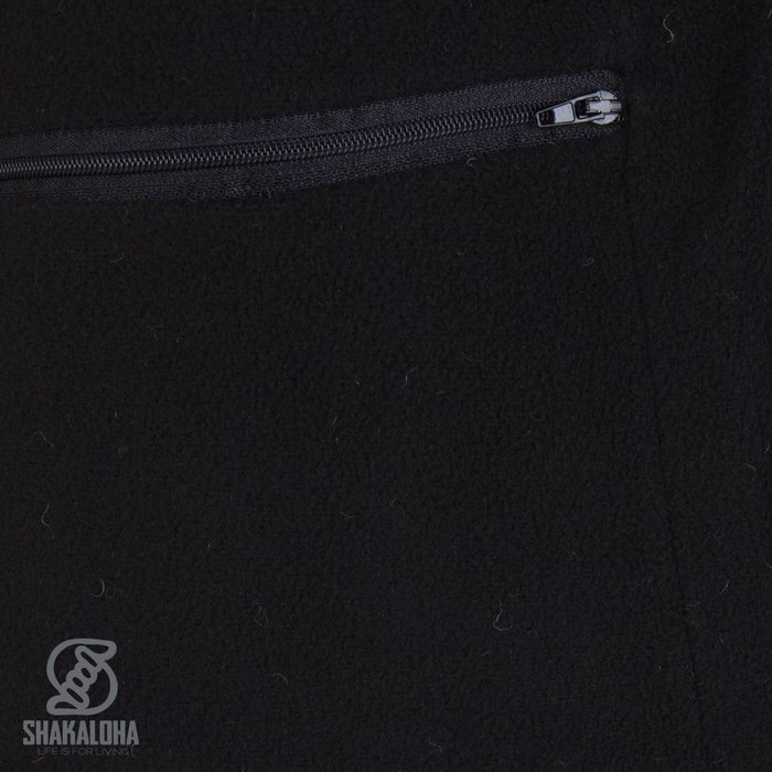 Shakaloha Shakaloha Strick-Wollweste Talbot ZH Anthrazit Hellbraun mit Fleecefutter und abnehmbarer Kapuze - Herren/Uni - Handgefertigt in Nepal aus Schafwolle