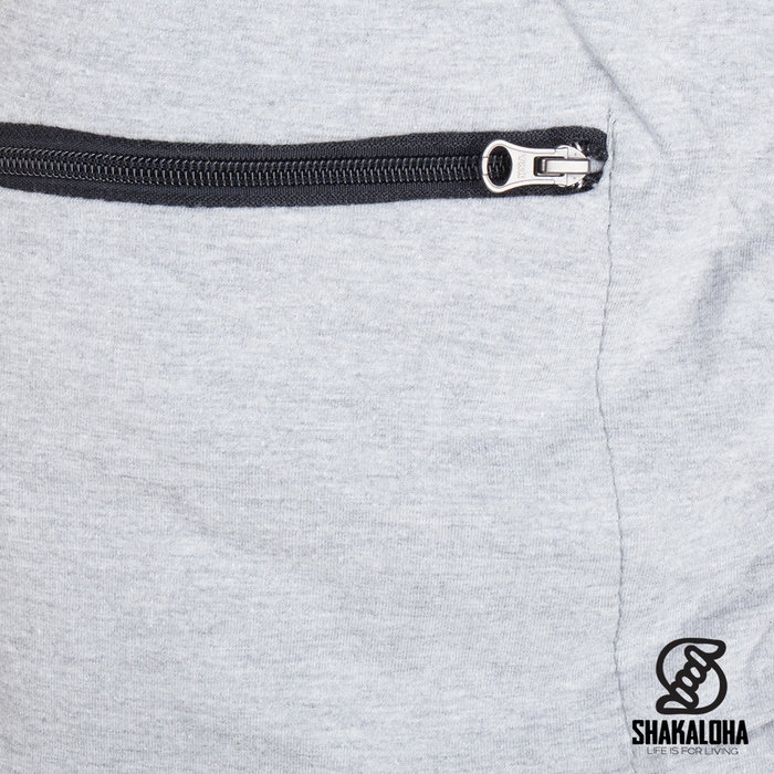 Shakaloha Shakaloha Gestrickte Wollweste Flyer Collar Grau mit Baumwollfutter und hohem Kragen - Herren/Uni - Handgefertigt in Nepal aus Schafwolle