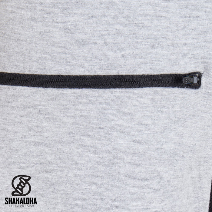 Shakaloha Shakaloha Knitted Wool Cardigan Pine Beige Cream with Fleece Lining and High Collar - Man/Uni - Handmade in Nepal from Sheep Wool