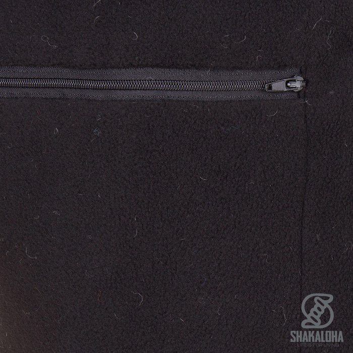 Shakaloha Shakaloha Knitted Wool Cardigan Buster ZH with Fleece Lining and Detachable Hood - Man/Uni - Handmade in Nepal from Sheep Wool