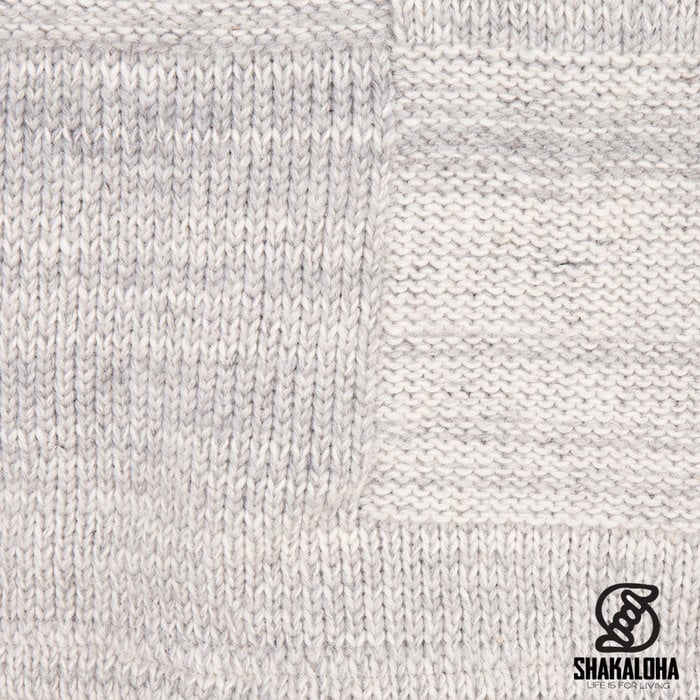 Shakaloha Cardigan en laine tricoté Shakaloha Buster ZH avec doublure en polaire et capuche amovible - Homme/Uni - Fabriqué à la main au Népal à partir de laine de mouton