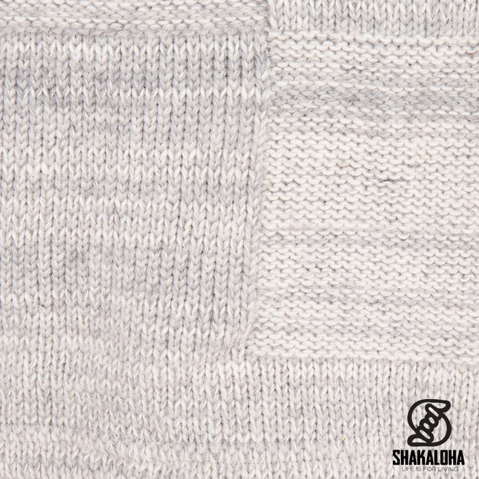 Shakaloha Shakaloha Strick-Wollweste Buster ZH mit Fleecefutter und abnehmbarer Kapuze – Herren/Uni – Handgefertigt in Nepal aus Schafwolle