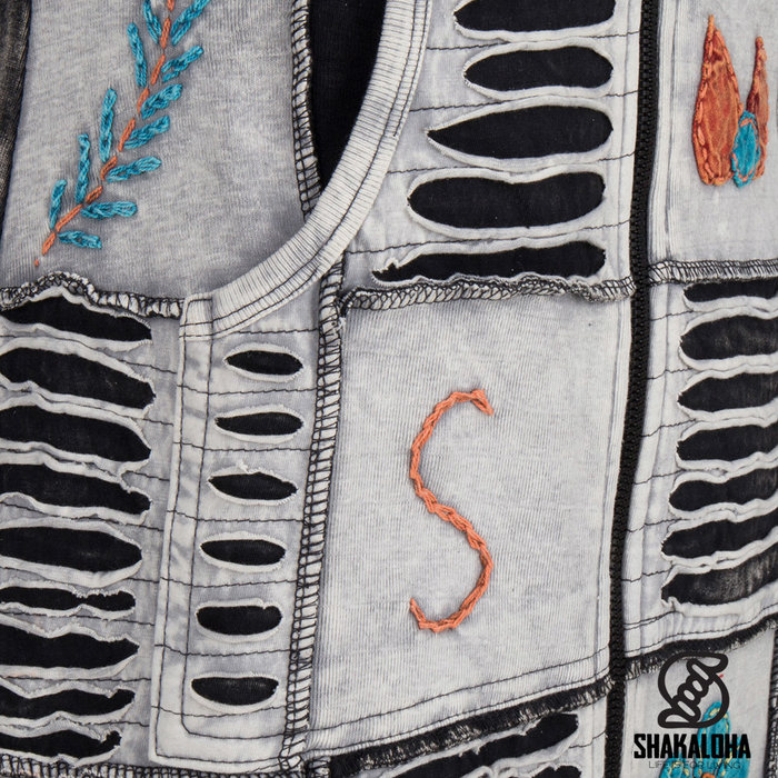 Shakaloha W Flexx Long Lined WeißGrau