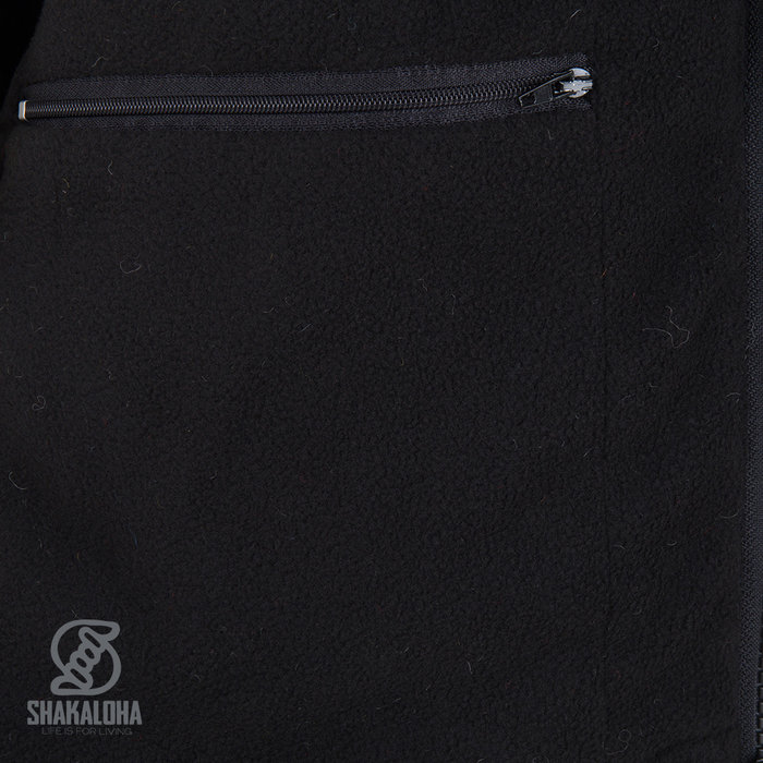 Shakaloha Shakaloha Knitted Woolen Jacket Crawford ZH Anthracite with Cotton Lining and Detachable Hood - Woman - Handmade in Nepal from sheep's wool