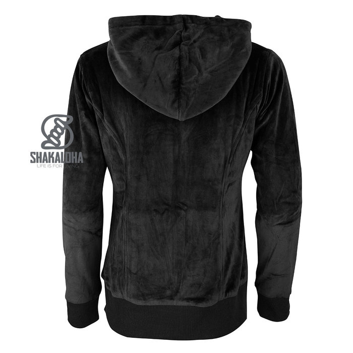 Shakaloha Chaqueta de terciopelo negro W Vamp