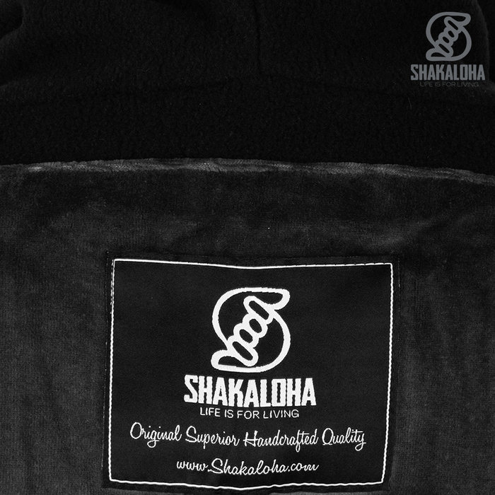 Shakaloha Chaqueta de terciopelo negro W Vamp