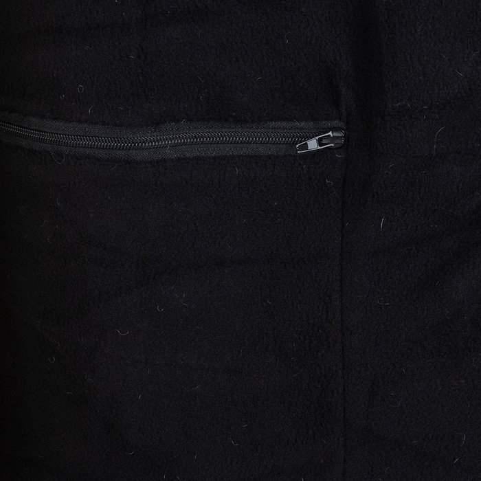 Shakaloha Gilet tricoté en laine Shakaloha, patch NH, fourrure multicolore, doublure polaire, capuche et col intérieur - Homme/Uni - Fabriqué au Népal en laine de mouton