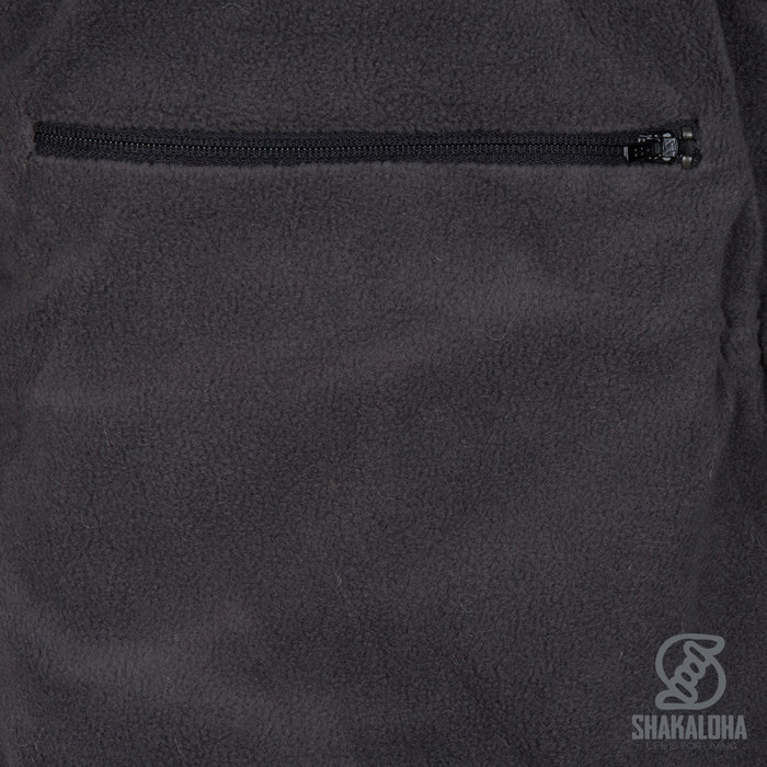 Shakaloha Shakaloha Knitted Woolen Jacket Whistler DLX with Fleece Lining and Detachable Hood - Woman - Handmade in Nepal from sheep's wool