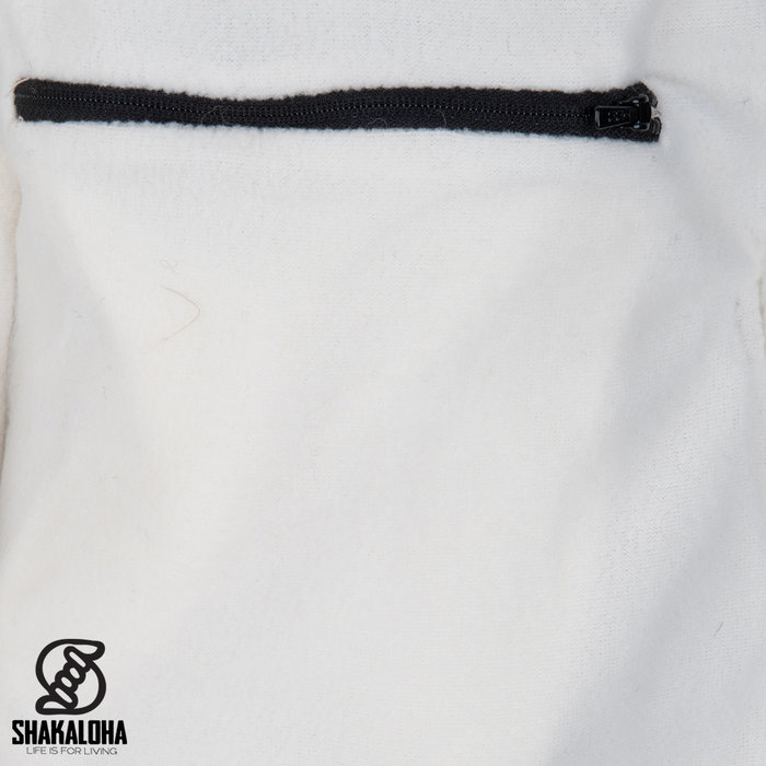 Shakaloha Shakaloha Gebreid Wollen Vest Whistler DLX  met Fleece Voering en Afneembare Capuchon - Dames - Handgemaakt in Nepal van Schapenwol