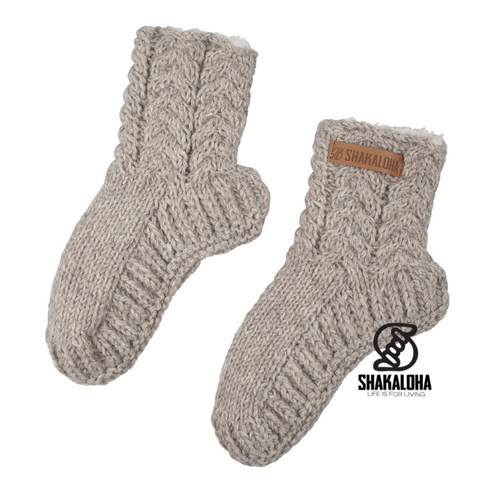 Shakaloha Easy Sunday Socks Beige