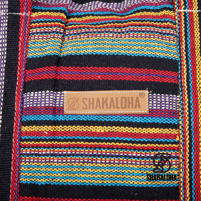 Shakaloha Bolso de playa colorido estilo bohemio
