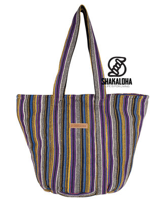 Shakaloha Bolsa de playa Bolsa de playa Morado Amarillo