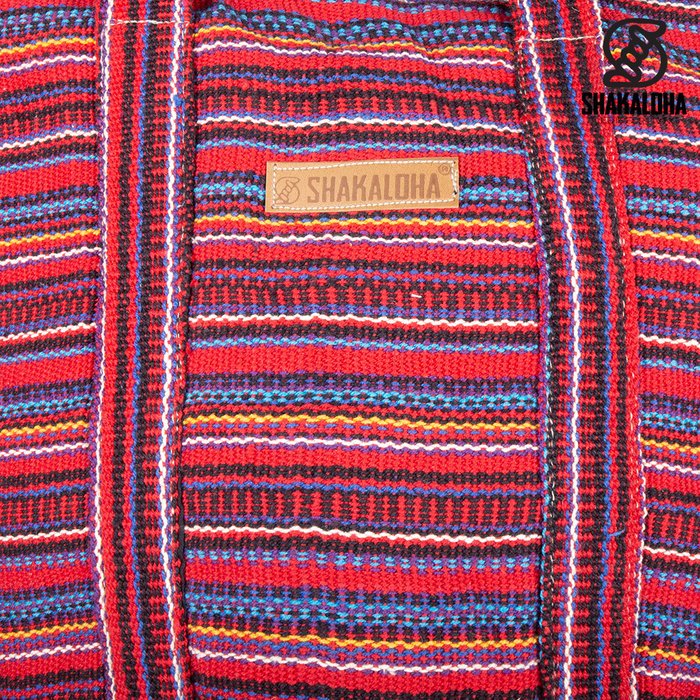 Shakaloha Beach Bag Heah red striped