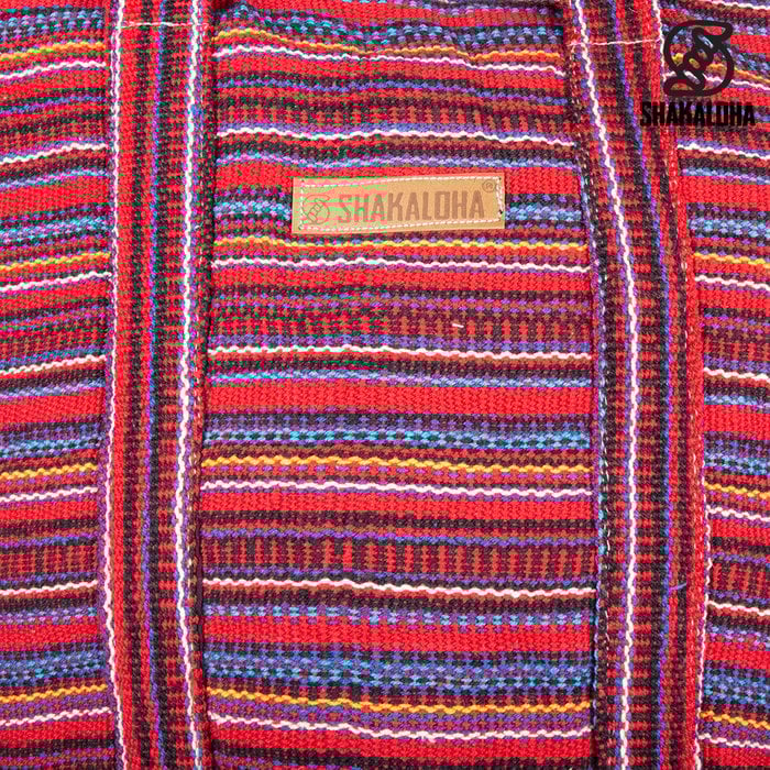 Shakaloha Strandtasche Heah rot gestreift