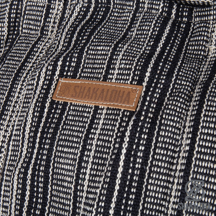 Shakaloha Beach Bag Heach Zwart gestreepd