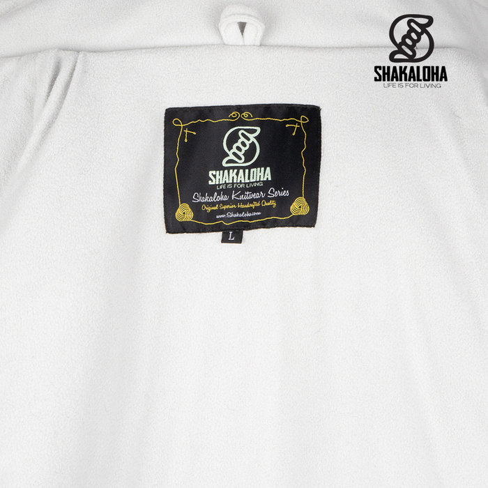 Shakaloha Shakaloha Strick-Wollweste Luxor ZH mit Fleecefutter und abnehmbarer Kapuze – Herren/Uni – Handgefertigt in Nepal aus Schafwolle